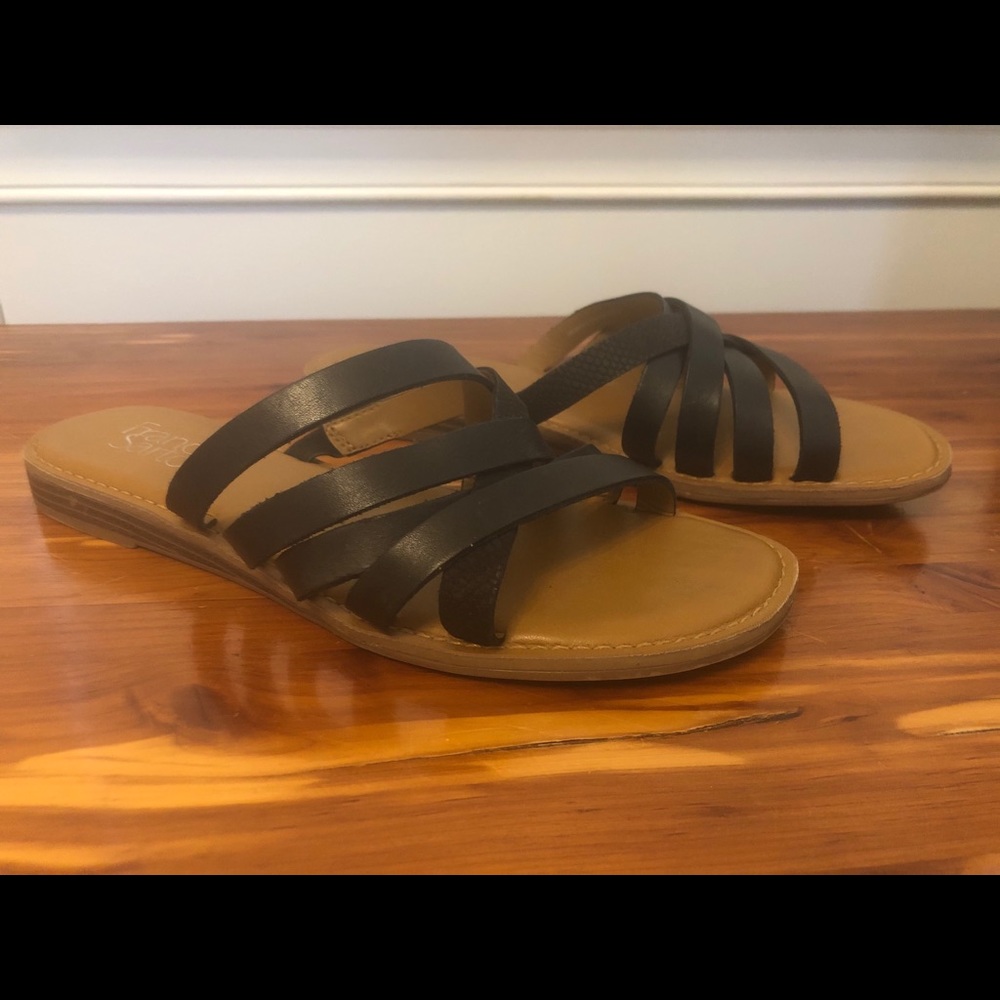 Franco Sarto Black Sandals